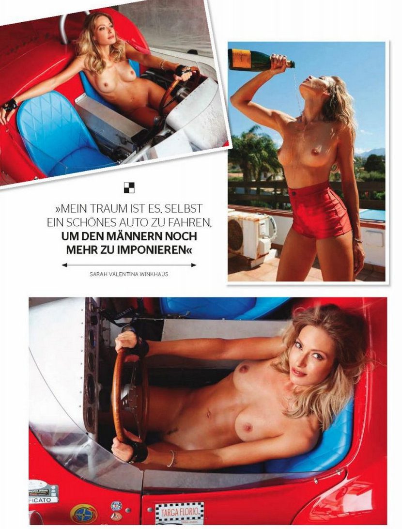 Sarah Valentina Winkhaus - Formula One Sports Expert Naked in Playboy (30 pics) 9