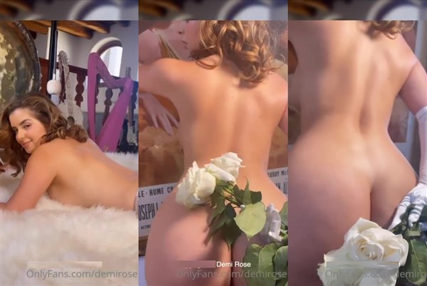 Demi Rose Topless White Thong Video Leaked