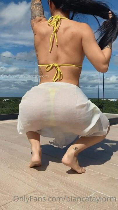 Bianca Taylor Outdoor Thong Bikini Onlyfans Video Leaked