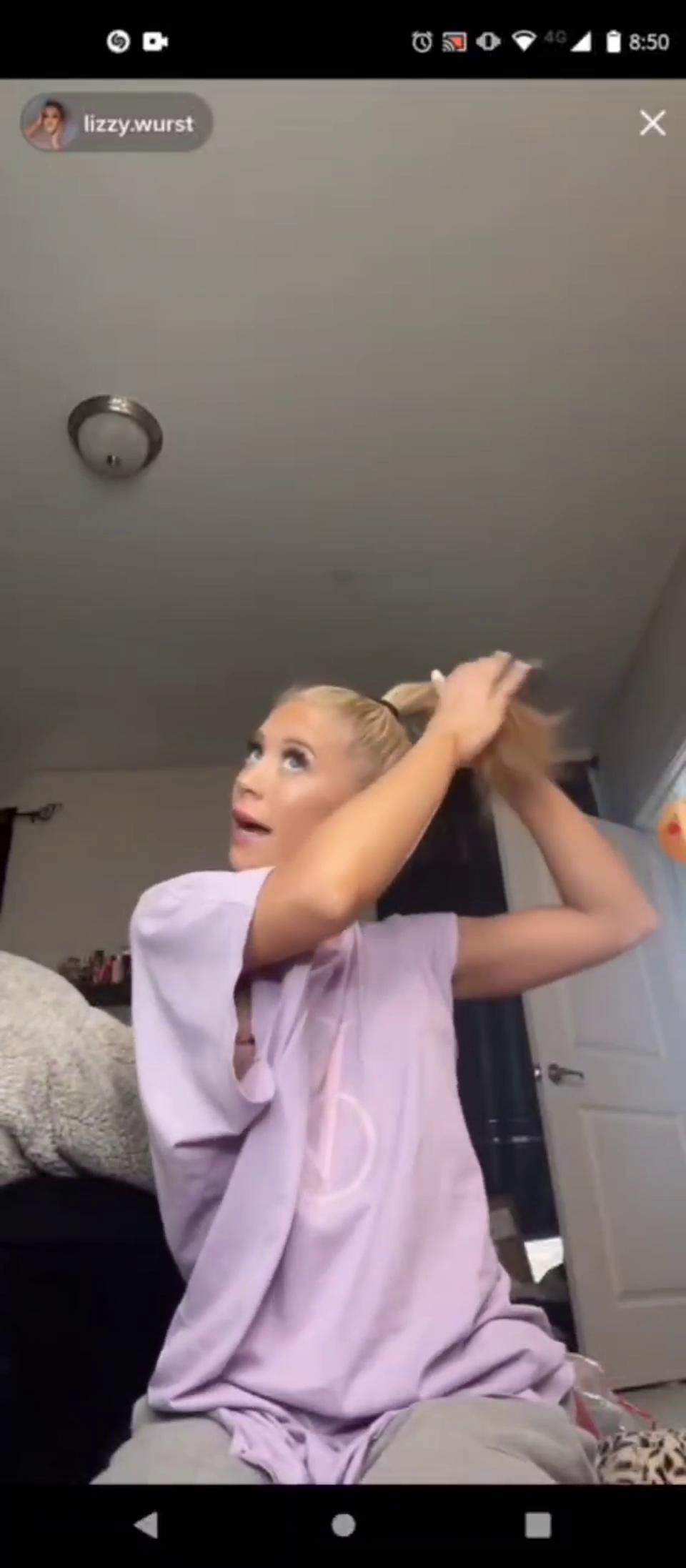 Lizzy Wurst Nipple Slip Tiktok Livestream Video Leaked