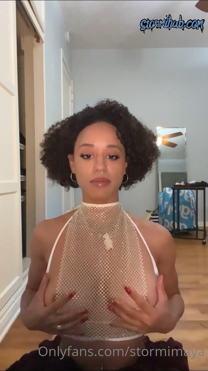 Stormi Maya Nude Mesh Top Onlyfans Video Leaked